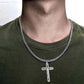 ⛪✨ PROMO FLASH 50% ! Collier Croix en Acier Inox – Durable, Hypoallergénique, Design Élégant & Intemporel ✝️