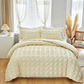 📢⏰🛏️ DERNIER JOUR 50% ! Housse de Couette 3 Pièces – Texture Plissée Élégante, 6 Couleurs, 7 Tailles, Lavable en Machine, Mélange de Fibres Premium 🌙