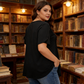 👚🌸 PROMO FLASH 50% ! T-shirt Femme à Plis Devant & Manches Bouffantes – Tissu Doux, Coupe Ample Flatteuse, Style Chic & Polyvalent pour le Bureau ou le Quotidien ✨