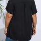 👚🌸 PROMO FLASH 50% ! T-shirt Femme à Plis Devant & Manches Bouffantes – Tissu Doux, Coupe Ample Flatteuse, Style Chic & Polyvalent pour le Bureau ou le Quotidien ✨