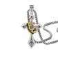 👑 PROMO FLASH 50% ! ✨ Pendentif Croix & Couronne en Titane – Bijou Porte-Bonheur, Style Vintage & Hypoallergénique ✝️