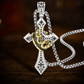 👑 PROMO FLASH 50% ! ✨ Pendentif Croix & Couronne en Titane – Bijou Porte-Bonheur, Style Vintage & Hypoallergénique ✝️