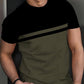 👕🔥 PROMO FLASH 50% ! T-shirt Homme Color-Block – Col Rond, Tissu Respirant & Léger, Style Décontracté Moderne, Parfait pour Loisirs, Sport & Quotidien ✨