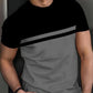 👕🔥 PROMO FLASH 50% ! T-shirt Homme Color-Block – Col Rond, Tissu Respirant & Léger, Style Décontracté Moderne, Parfait pour Loisirs, Sport & Quotidien ✨