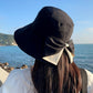 👒🌞 PROMO FLASH 50% ! Chapeau de Soleil Femme à Bords Extra Larges avec Nœud – Tissu Respirant, Flexible, 3 Couleurs, Couverture 360°, Parfait pour Plage, Voyage & Vacances 🌴