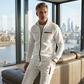 🧥🎨 PROMO LIMITÉE 50% ! Ensemble Homme 2 Pièces – Veste Zippée & Pantalon Imprimé, Tissu Doux, Coupe Décontractée, Style Urbain & Confortable 👔