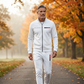 🧥🎨 PROMO LIMITÉE 50% ! Ensemble Homme 2 Pièces – Veste Zippée & Pantalon Imprimé, Tissu Doux, Coupe Décontractée, Style Urbain & Confortable 👔