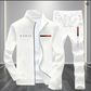 🧥🎨 PROMO LIMITÉE 50% ! Ensemble Homme 2 Pièces – Veste Zippée & Pantalon Imprimé, Tissu Doux, Coupe Décontractée, Style Urbain & Confortable 👔