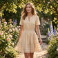 👗🌸 PROMO FLASH 50% ! Mini-Robe Femme à Volants & Manches Courtes – Tissu Fluide Léger, Soldes 2026, Parfaite pour l'Été, Vacances ou Soirées Décontractées 🥳