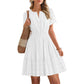 👗🌸 PROMO FLASH 50% ! Mini-Robe Femme à Volants & Manches Courtes – Tissu Fluide Léger, Soldes 2026, Parfaite pour l'Été, Vacances ou Soirées Décontractées 🥳