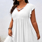 👗✨ PROMO FLASH 50% ! Robe Femme Col V avec Volants – Coupe Cintrée, Tissu Léger & Doux, Style Élégant & Polyvalent pour Toutes Occasions ✨