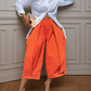 👖🍁 PROMO LIMITÉE 50% ! Pantalon Large Femme à Plis – Ceinture Élastique, 7 Couleurs Vives, Coupe Courte au-dessus de la Cheville, Style Chic & Décontracté ✨