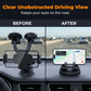 📱🔥 PROMO FLASH 50% ! Support Voiture Rotatif 360° – Base Silicone Anti-Dérapante, Mâchoires Réglables, Manipulation à une Main, Design Profil Bas pour Tous Smartphones 🚗
