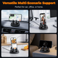 📱🔥 PROMO FLASH 50% ! Support Voiture Rotatif 360° – Base Silicone Anti-Dérapante, Mâchoires Réglables, Manipulation à une Main, Design Profil Bas pour Tous Smartphones 🚗