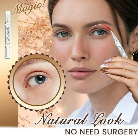 👁️✨ PROMO FLASH 50% ! Stylo Double Paupières 3 Secondes – Effet Immédiat, Tenue 24h, Naturel & Invisible, Formule Douce sans Collage, avec Tige en Y 👁️