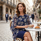 👗✨ PROMO LIMITÉE 50% ! Ensemble Robe & Boléro Imprimé Fleuri – Style Élégant & Féminin, Tissu Léger, Parfait pour Occasions Spéciales & Sorties 💃