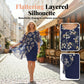 👗✨ PROMO LIMITÉE 50% ! Ensemble Robe & Boléro Imprimé Fleuri – Style Élégant & Féminin, Tissu Léger, Parfait pour Occasions Spéciales & Sorties 💃