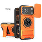 ⏳🔧 PROMO LIMITÉE 50% ! Coque de Protection 4-en-1 pour iPhone – Couverture Coulissante Caméra, Anneau Rotatif 360°, Support Magnétique, Double Kickstand, 5 Couleurs ⏰
