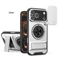 ⏳🔧 PROMO LIMITÉE 50% ! Coque de Protection 4-en-1 pour iPhone – Couverture Coulissante Caméra, Anneau Rotatif 360°, Support Magnétique, Double Kickstand, 5 Couleurs ⏰
