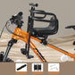 🚲👶 PROMO FLASH 50% ! Siège Vélo Enfant à l'Avant – Guidon Dédié, Accoudoirs Ouvrants, Repose-Pieds Réglables, Simili Cuir, Compatible VTT/Ville/Pliant ⚙️