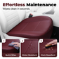 🚗💺 PROMO FLASH 50% ! Coussin de Siège Auto Respirant en Cuir PU – Ventilation Optimale, Dos Antidérapant, Protection Siège, Support Lombaire Ergonomique, Toutes Saisons 🌬️