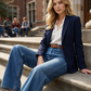 👖🌸 PROMO FLASH 50% ! Jean Femme Taille Haute & Jambe Large – Denim Coton de Haute Qualité, Coupe Vintage, Style Polyvalent pour Toutes Occasions ✨