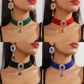 📢⏰ PROMO FLASH 50% ! Ensemble Collier Ras-du-Cou Cristal & Boucles d'Oreilles – Plusieurs Rangs, Cristaux Éclatants, Style Luxe & Élégant pour Soirées & Événements 💎