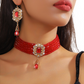 📢⏰ PROMO FLASH 50% ! Ensemble Collier Ras-du-Cou Cristal & Boucles d'Oreilles – Plusieurs Rangs, Cristaux Éclatants, Style Luxe & Élégant pour Soirées & Événements 💎