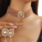 📢⏰ PROMO FLASH 50% ! Ensemble Collier Ras-du-Cou Cristal & Boucles d'Oreilles – Plusieurs Rangs, Cristaux Éclatants, Style Luxe & Élégant pour Soirées & Événements 💎