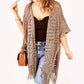 🌿✨ PROMO FLASH 50% ! Pareo/Poncho en Maille Ajourée pour Femme – Ouverture Avant, Pompons Bohème, Léger, Parfait pour la Plage, les Vacances ou le Quotidien 🏖️