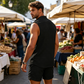 👕🌴 PROMO FLASH 50% ! Ensemble Homme Haut Sans Manches Boutonné + Short – Motif Texturé, Polyester Léger, 5 Coloris, Tailles S-2XL, Idéal Vacances ✨