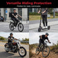 📢🛡️ PROMO FLASH 50% ! Lot Protège-Genoux & Coudes pour Moto/VTT/BMX – Coque Rigide PE, Rembourrage HD, Réglable, Respirant, 2 Tailles, Sécurité Maximale 🏍️