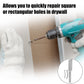 🔌🧱 PROMO LIMITÉE 50% ! Écarteurs de Fixation pour Placoplâtre – Acier Inoxydable, Ajustables, pour Réparation Mur/Plafond, Surface Perforée pour Meilleure Adhérence ✨