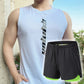 📢⏰ PROMO FLASH 40% ! Ensemble Homme 2 Pièces Sportif – Débardeur Fin à Séchage Rapide & Short Ample, Tissu Respirant, Coupe Décontractée, Parfait pour Sport & Été 🏃‍♂️