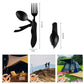 🍴 PROMO FLASH : 50% DE RÉDUCTION ! ⏰ Couverts Pliables 4-en-1 – Acier Inoxydable & Caoutchouc – Couteau, Fourchette, Cuillère, Ouvre-Bouteille for Camping & Randonnée ⛰️