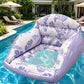 📢🏊‍♀️ PROMO FLASH 40% ! Flotteur Piscine en Forme de U – Design Chaise Ergonomique, Assise en Maille, Gonflable, 2 Couleurs, Durable & Portable 🌴