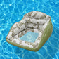📢🏊‍♀️ PROMO FLASH 40% ! Flotteur Piscine en Forme de U – Design Chaise Ergonomique, Assise en Maille, Gonflable, 2 Couleurs, Durable & Portable 🌴