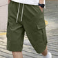 🩳☀️ PROMO FLASH 50% ! Short Cargo Décontracté Homme – Taille Cordon, Multi-Poches, Tissu Polyester Léger, 6 Coloris, Tailles M-3XL, Idéal Randonnée & Été 🔥