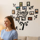 📢🌳 PROMO FLASH 50% ! Autocollant Mural Arbre Généalogique 3D avec Cadres Photo – Acrylique, Installation Facile, 3 Couleurs, 2 Tailles, Décoration Murale Unique ✨
