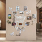 📢🌳 PROMO FLASH 50% ! Autocollant Mural Arbre Généalogique 3D avec Cadres Photo – Acrylique, Installation Facile, 3 Couleurs, 2 Tailles, Décoration Murale Unique ✨
