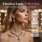 💎✨ PROMO FLASH 50% ! Ensemble Collier & Boucles d'Oreilles Cœur Étincelant – Cristal Synthétique, Léger, Style Élégant pour Soirée & Occasions Spéciales 🖤