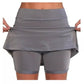 🌟🔥 PROMO FLASH 50% ! Jupe-Short de Sport Anti-Frottements – Ultra-Douce, Respirante, 2 Poches, Idéale Course, Yoga, Fitness, Été 🏃‍♀️