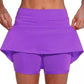 🌟🔥 PROMO FLASH 50% ! Jupe-Short de Sport Anti-Frottements – Ultra-Douce, Respirante, 2 Poches, Idéale Course, Yoga, Fitness, Été 🏃‍♀️
