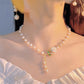 🥳✨ PROMO FLASH 50% ! Ensemble Collier & Boucles d'Oreilles Rose & Perles – Alliage, Zircon, Boîte Cadeau, Parfait pour Mariage, Soirée & Photos 💍
