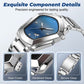 ⏳⌚ PROMO LIMITÉE 50% ! Montre Homme Quartz Cadran Losange – Acier Inoxydable, Cadran Dégradé, 8 Combinaisons, Style Unique & Élégant ✨