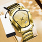 ⏳⌚ PROMO LIMITÉE 50% ! Montre Homme Quartz Cadran Losange – Acier Inoxydable, Cadran Dégradé, 8 Combinaisons, Style Unique & Élégant ✨