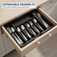 🍴 PROMO FLASH : 50% DE RÉDUCTION ! Range-Couverts Extensible pour Cuisine – Largeur Ajustable 33 à 57 cm, Multi-Compartiments & Matériau PP Alimentaire for un Tiroir Parfaitement Organisé ✨🗄️