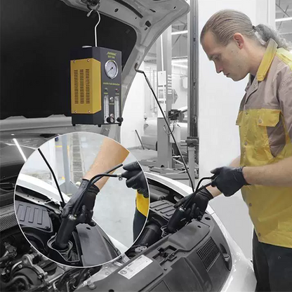 📢⏰🔧 PROMO FLASH 50% ! Adaptateur Universel de Détection de Fuites – Système de Coussin Gonflable, Silicone Résistant, Compatible Générateur de Fumée, Parfait pour Atelier Auto & Industriel ✨
