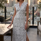 👗🔥 VENTE FLASH 50% - DERNIER JOUR ! Robe Maxi Sans Manches Col V avec Fente Latérale – Tissu Fluide, 2 Couleurs, Taille S-5XL, Style Élégant & Polyvalent 🌴