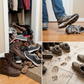 👞🚪 PROMO FLASH 50% ! Porte-Chaussures Vertical pour Entrée – Design Modulable, Acier Galvanisé, Étages en Tissu Imperméable, 3 Tailles (4/6/8 étages), Gain d'Espace Maximal 🏠